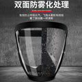 High-clarity protective face shield - transparent full face cover, hd anti-dust, anti-fog, ideal for pesticide application, face protection, and welding
