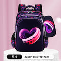 2026 new cross-border cute two-piece backpack set, russian style, unisex, large capacity, lightweight, spine-protecting backpack