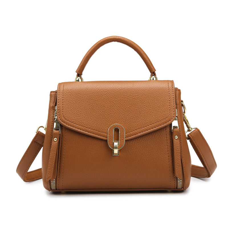Bag women's bag new 2025 messenger bag women's fashion middle-aged women's handbag women's shoulder bag wholesale