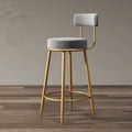 Accessible luxury bar chair for home back chair iron stool high stool bar chair scandinavian sedentary bar chair none
