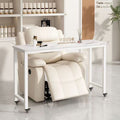 White marble pattern + white frame