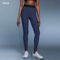 New color block elastic waistband workout leggings - high stretch, slim fit, figure-flattering yoga pants for women - dl347