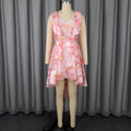 new arrivaleleganceclassy v neckbows short skirt jacquard a hem swallowtail banquet evening dress dress