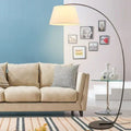 Floor lamp living room sofa next to creative art decoration popular scandinavian sense of designaccessible luxury cloth cover fishing lamp