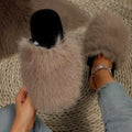 thick sole stomping on shit cotton slippers women's autumn winter indoor and outdoor stuffed couple heattech slippers plus size slippers