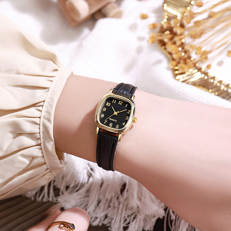 Exportins style k-stylepopular belt casual women's watch student elegant fashion quartz watch