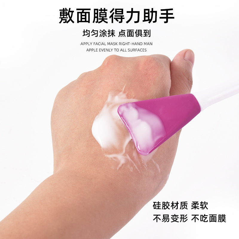 Directly from the manufacturer, double head dual-purpose silicone mask brush DIY mask homemade mold adjustment stick face cleaning tool