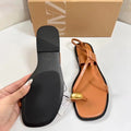 Za autumn 2024 flat sandals: new summer collection - brown square toe crossover casual outdoor flat sandals