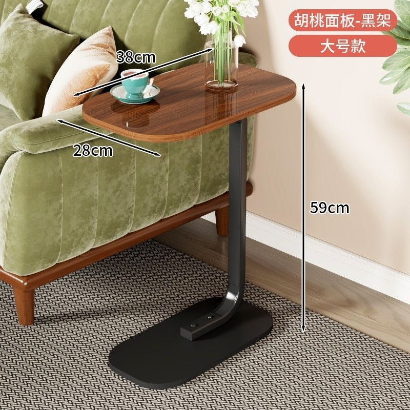 Adjustable height side table - mobile study desk, reversible multifunctional adjustable office desk, mobile study bedside table