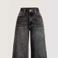 independent station teen girls' jeans - new loose fit straight leg casual pants