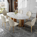 Luxury high-end dining chair - italian designer astrid leaf chair - upholstered backrest - perfect for small spaces - dining table chair