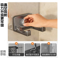 Suction cup hair dryer storage rack bathroom wall-mounted hair dryer bracket bathroom winding hair dryer for home storage handy gadget