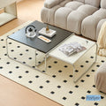 Langyujia for homewrought iron coffee table side table living room sofa creative coffee table bracket combination paint combination cream style