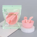 Zhiwei beauty salon mask mixing kit - 3-piece set: mask bowl, mixing spatula, measuring spoon, and plastic bowl