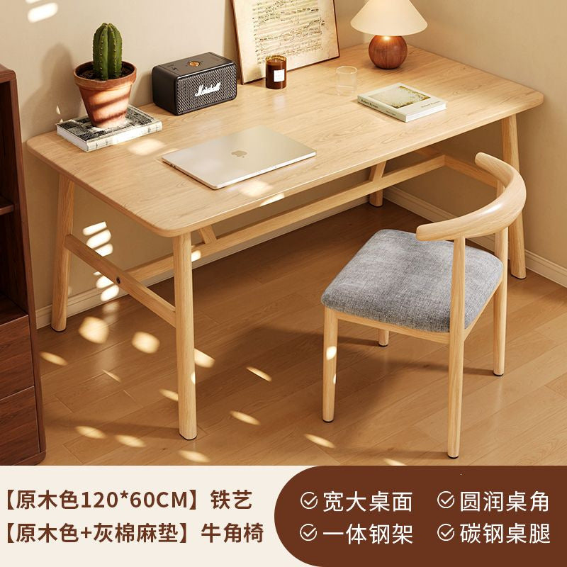 Computer desk bedroom for home desk office table girl casual workbench rectangular simple rental house table and chair