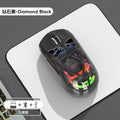M7 hollowed-out lightweight perforated tri-mode bluetooth wireless 2.4g rechargeable gaming rgb illuminated mouse - cross-border edition