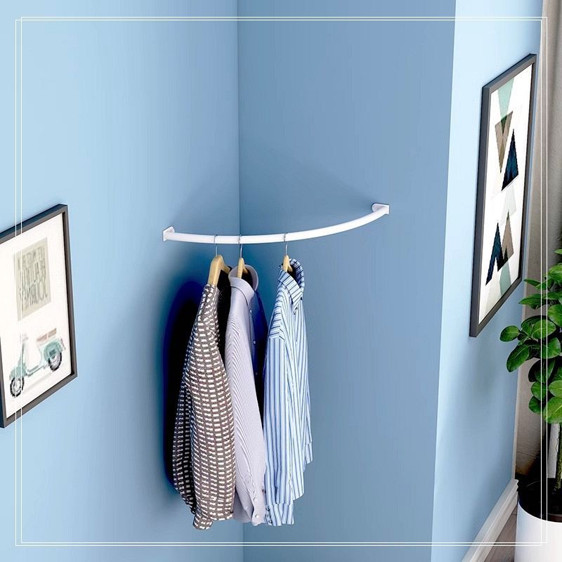 No punching corner coat rack wall hanging storage bedroom entrance for home simple coat rack corner storage clothes drying rack