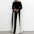 cross-border e-commerce women's fashion: european and american summer new arrivals - elegant, sexy, backless, slim-fit evening gown dress