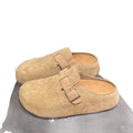 Baotou slippers for women outwear2025 spring and summer new arrivaleasiest for match slip-on shoes thick sole birkenstock shoes half slippers for women