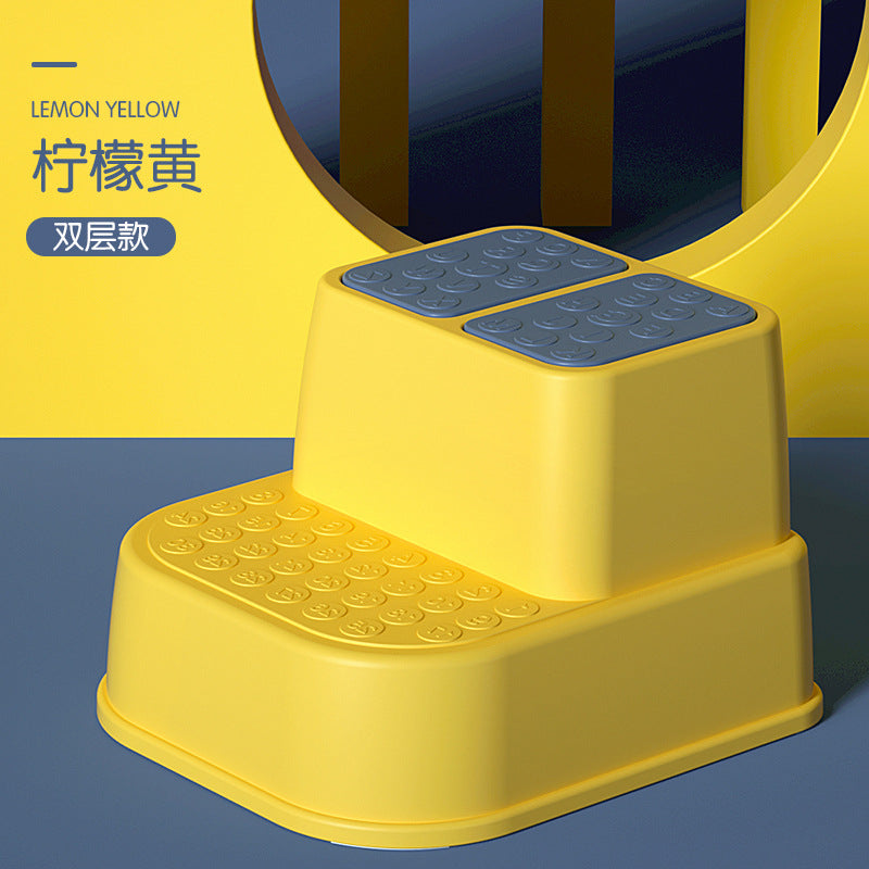 Kids step stoolfor homeplastic step stool small bench baby foot stool hand washing step face washing foot stool