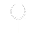 Customized necklace pearl jewelry versatile sweater chain niche light luxury high-end clavicle chain women's accessories pendant
