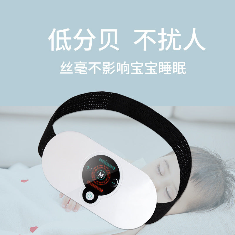 Heated abdominal massager - therapeutic vibration, slimming pulse, waist warmer, uterus soothing, smart therapy device with hot compress