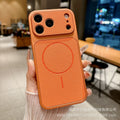 Premium feel instantly transformed: 17promax large view phone case, compatible with 17 new magnetic lychee grain leather apple 16