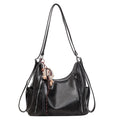 2025 new autumn/winter korean style minimalist commuter tote bag - oil wax leather, large capacity, shoulder bag, crossbody bag, premium backpack
