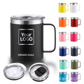 spray plastic 12oz stainless steel mug casual business coffee cup personalized sublimation thermos cup wholesale
