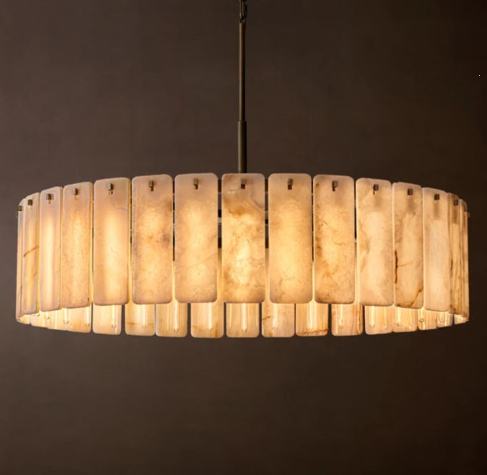 American-style marble chandelier, a touch of luxury for your dining room. simple yet grand, perfect for bedrooms, living rooms, and marble dining tables
