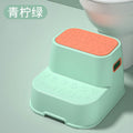 Kids stool thickened baby double-layer footstool non-slip stool plastic small bench toilet stool stable double-layer design