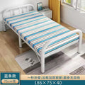 Folding bed single bedfor homesimple office nap handy gadget dormitory lunch break small bed rental house hard iron bed