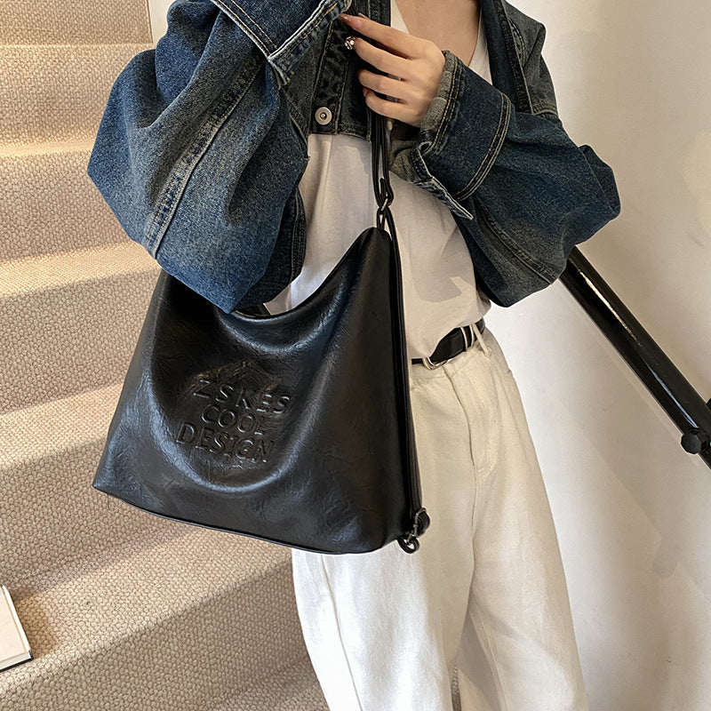 New product, simple style, advanced texture, niche Korean tote bag, women's multi-back method, light commuter backpack