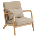 Export home living room backrest chair modern casual armrest lazy chair all solid wood classy dining chair
