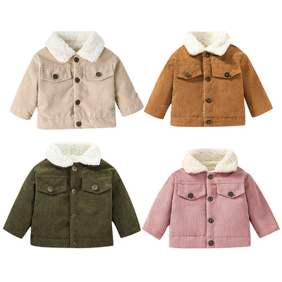 new winter collection: fleece-lined, extra-thick outerwear & tops for infants and toddlers - your one-stop shop for baby's winter corduroy cotton-padded coats