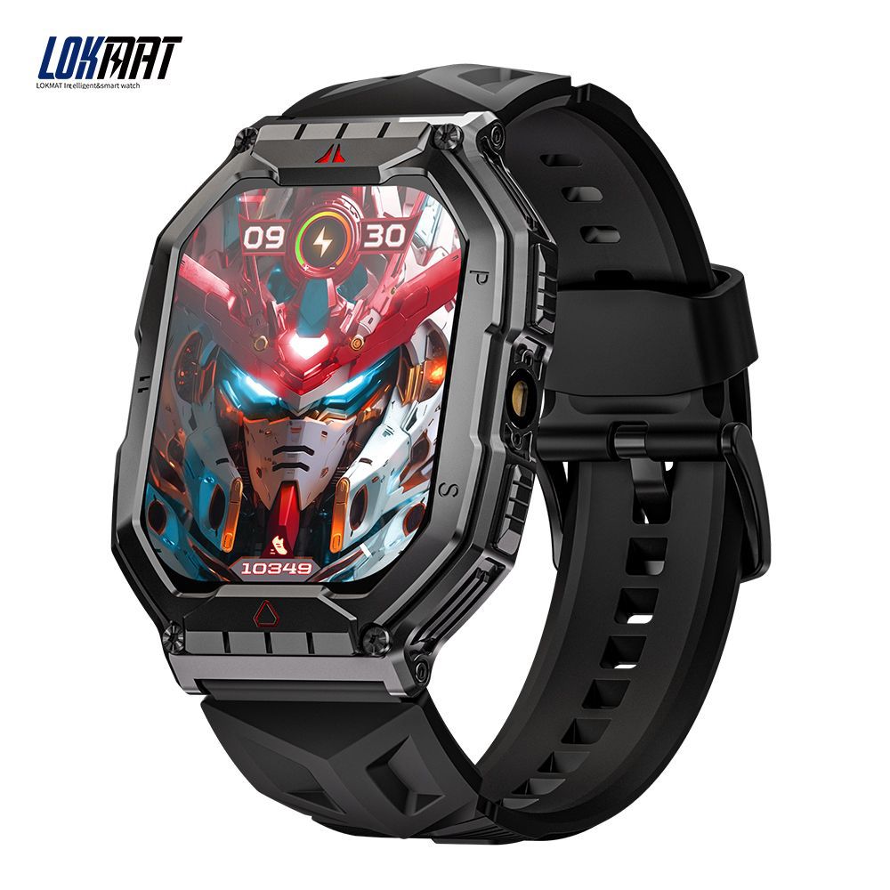 Lokt new smart watch compass flashlight altimeter barometer tech-style call authentic men's watch