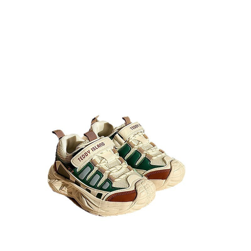 Kids' athletic shoes:  spring/autumn new collection - boys' soft-soled running shoes, girls' winter chunky sneakers, non-slip casual shoes