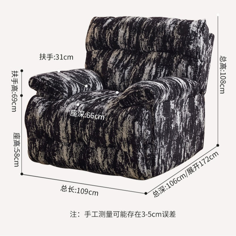 First class multifunctional lazy chair sofa recliner living room sleeper reclining single rocking chair adjustable space capsule