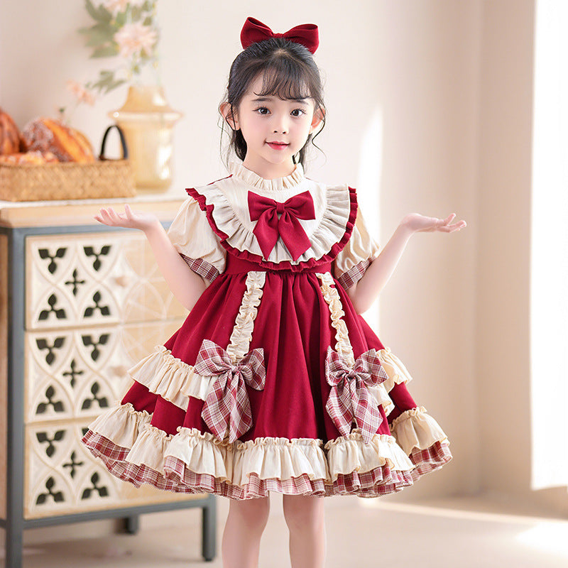 Lolita summer girls' princess dress, new  lolita style children's dress, lolita baby dress