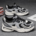 Spring men's shoes 2026 new men's versatile non-slip chunky sole athletic casual running shoes mesh breathable dad shoes