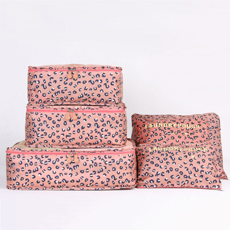 Spot wholesale six-piece set storage bag clothes storage bag travel supplies underwear bra finishing bag travel set