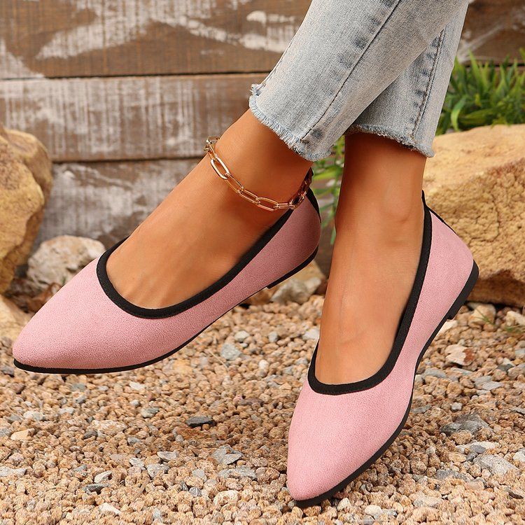 autumn new arrival: plus size suede casual flats - korean style comfortable low-cut loafers for women