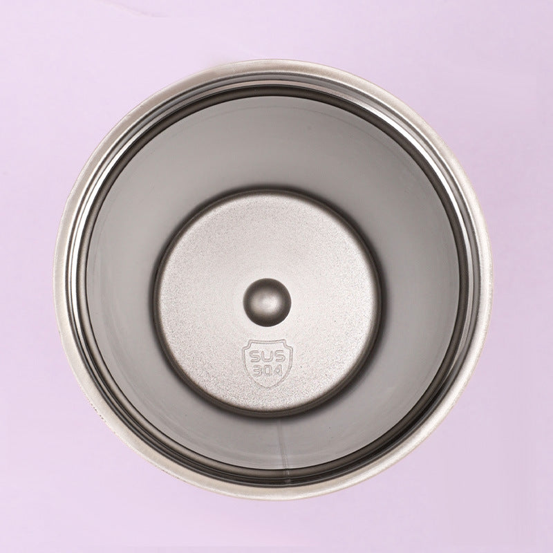 new arrival cartoon thermos cup stainless steel liner coffee cup high-looking large-capacity portable straw water cup batch