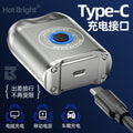 New mini electric shaver - compact, powerful, and portable. aluminum alloy beard trimmer, washable, for men