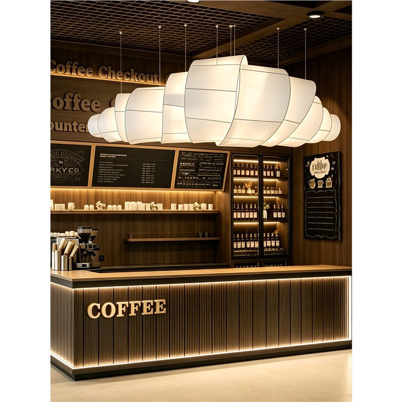 Coffee shop front desk, dining room pendant lights, creative clothing store, designer fabric, bakery, japanese restaurant, hotel art lighting