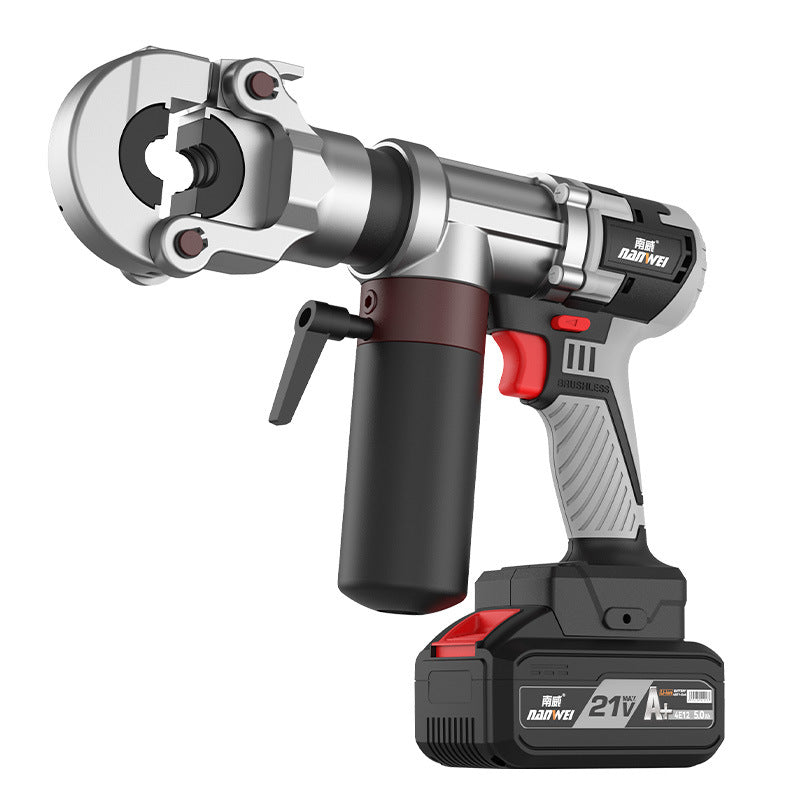 Nanwei lithium battery hydraulic pliers charging hydraulic crimping pliers electric crimping pliers wire terminals copper nose pressing cable pliers