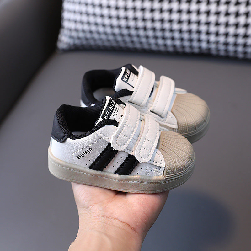Kids' athletic shoes -  spring/autumn new fashion shell toe baby first walkers, skate shoes, boys' and girls' running shoes