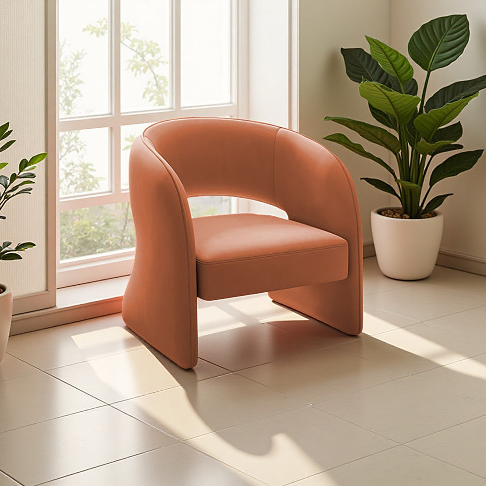 Hotel restaurant living room reception negotiation table and chair set - creative modern minimalist designer casual single sofa chair