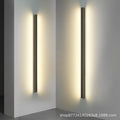 Casualaccessible luxury normcore bench wall lamp living room sofa background wall lamp aisle bedroom bedside led line lamp