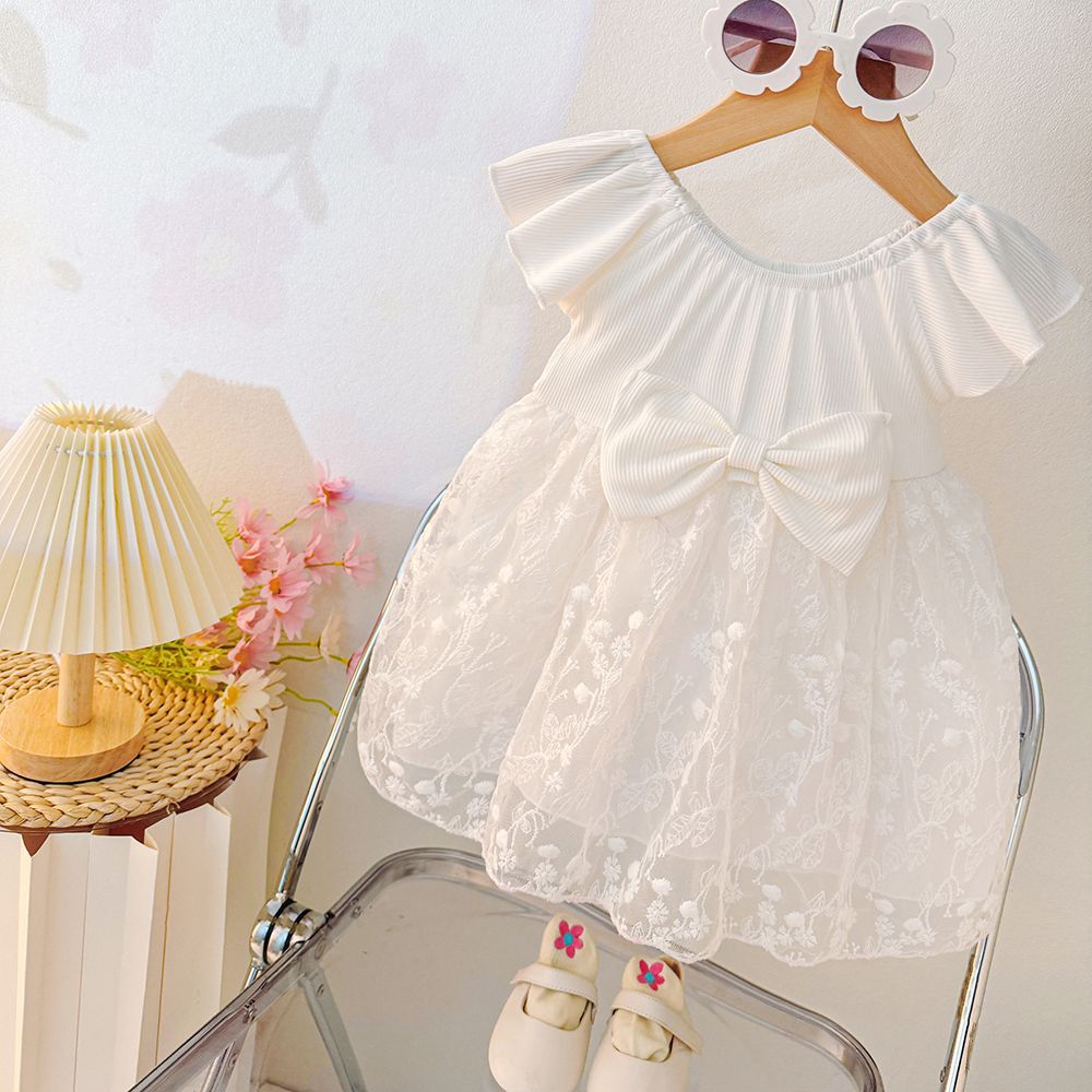 Summer children's dress, baby girl princess style, chic tulle dress, formal gown, tutu skirt, cute baby girl skirt
